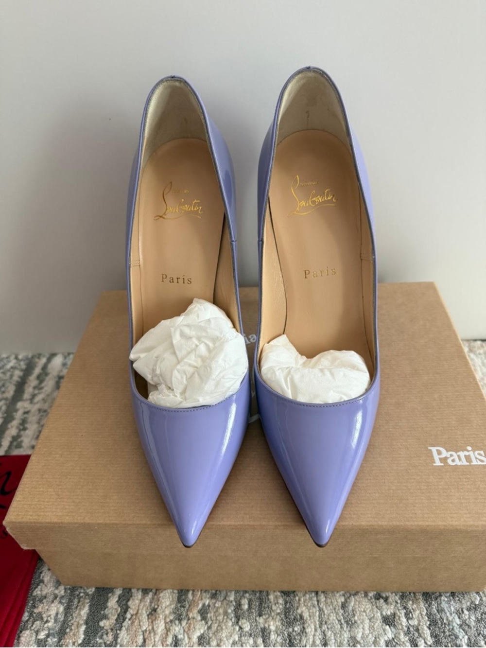 Limited edition So Kate 120 Christian Louboutin, Patent Leather Hortensia.